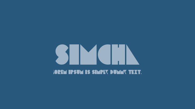Simcha Font