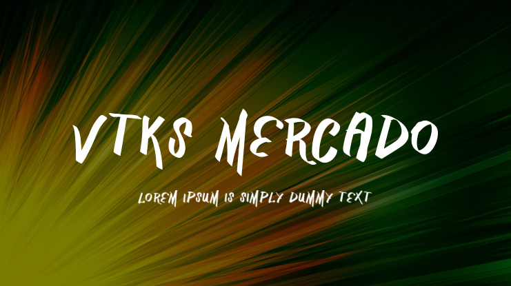 Vtks Mercado Font