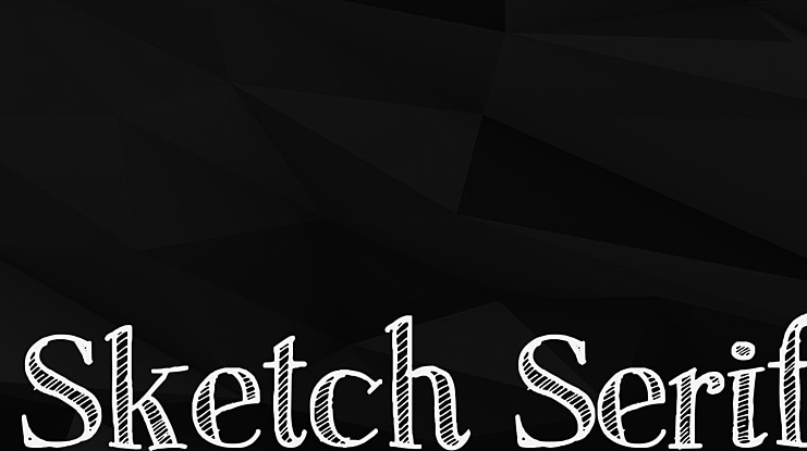 Sketch Serif Font