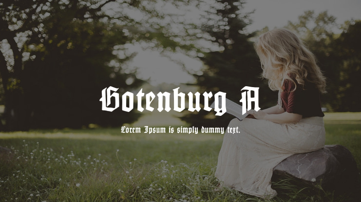 Gotenburg A Font Family