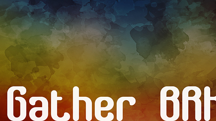 Gather BRK Font Family