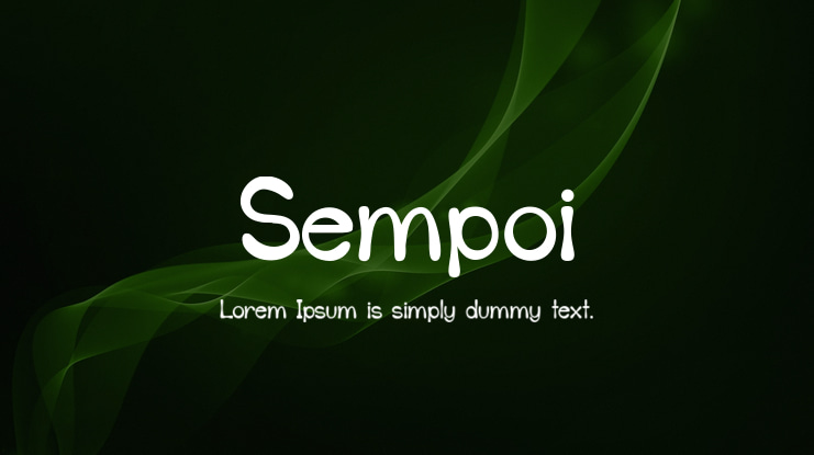 Sempoi Font