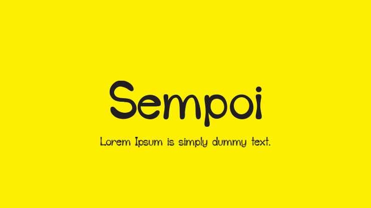 Sempoi Font