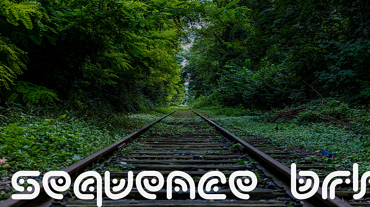 Sequence BRK Font