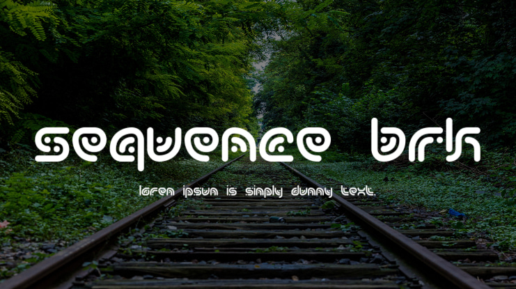 Sequence BRK Font