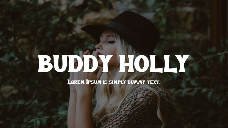 BUDDY HOLLY Font