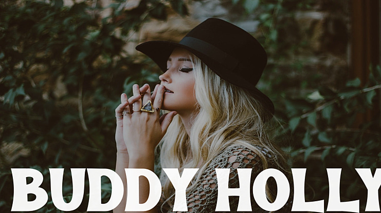 BUDDY HOLLY Font