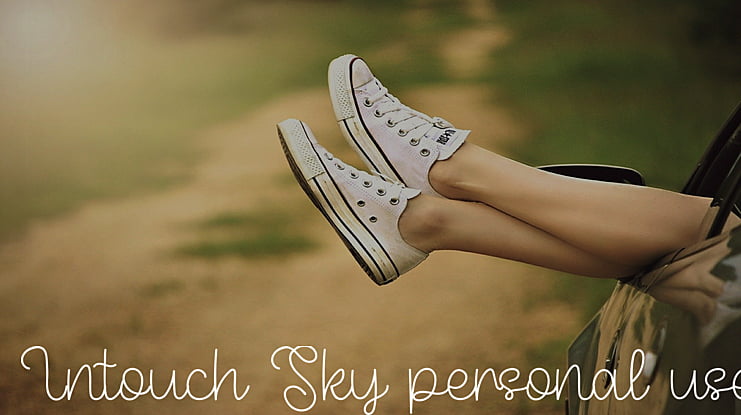 Intouch Sky personal use Font