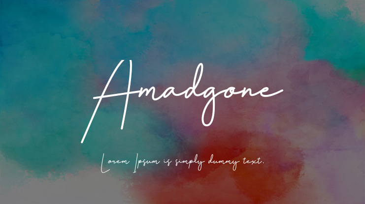 Amadgone Font