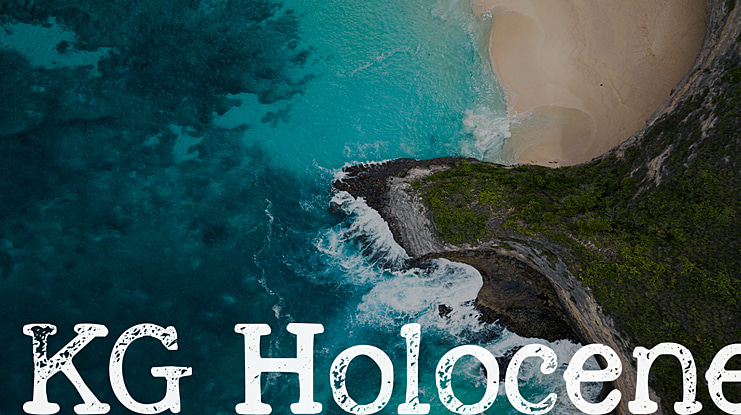 KG Holocene Font