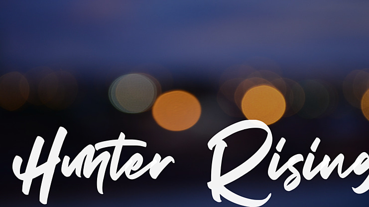 Hunter Rising Font
