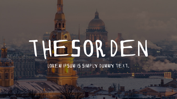 Thesorden Font