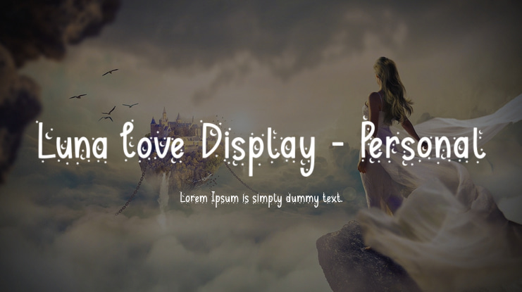 Luna love Display - Personal Font