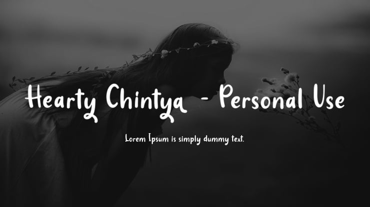 Hearty Chintya - Personal Use Font Family