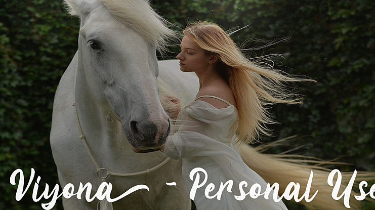 Viyona - Personal Use Font