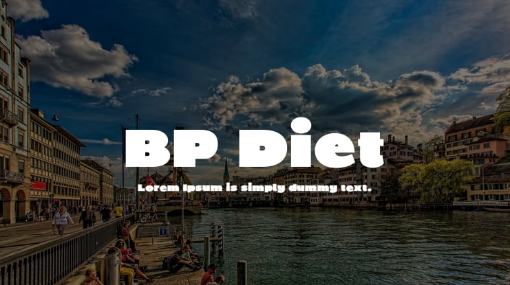 BP Diet Font Family