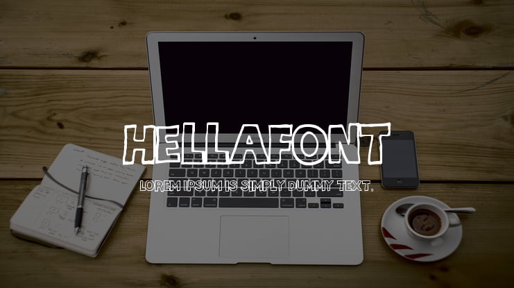 hellafont Font