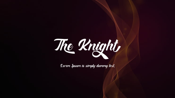 The Knight Font