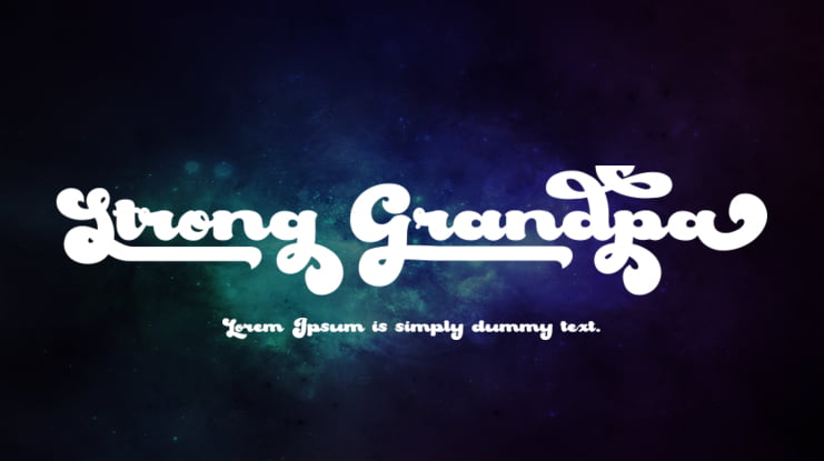 Strong Grandpa Font