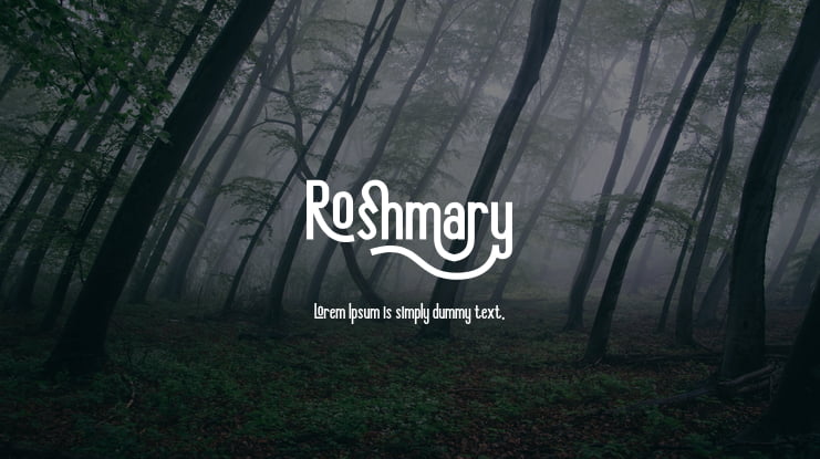 Roshmary Font