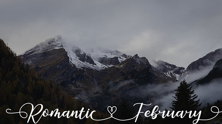 Romantic February Font