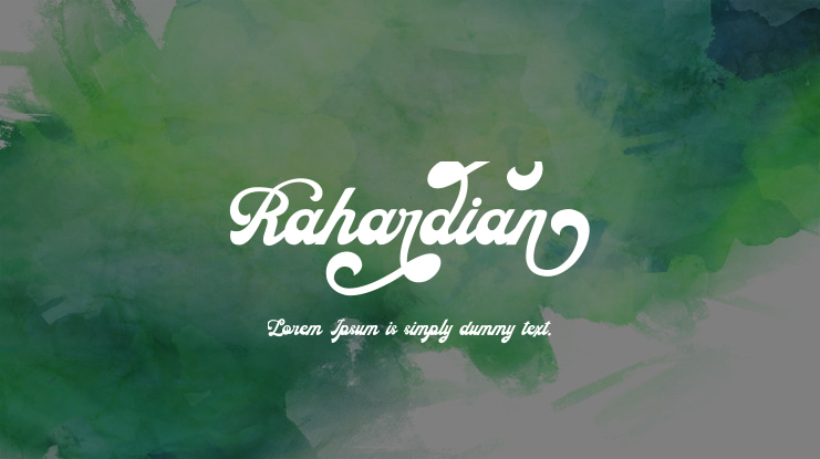 Rahardian Font