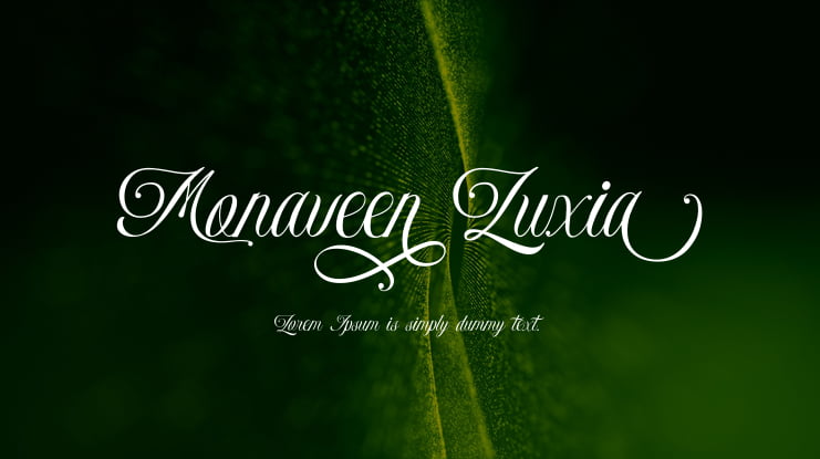 Monaveen Luxia Font