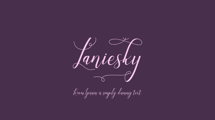 Laniesky Font