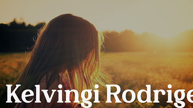 Kelvingi Rodrige Font