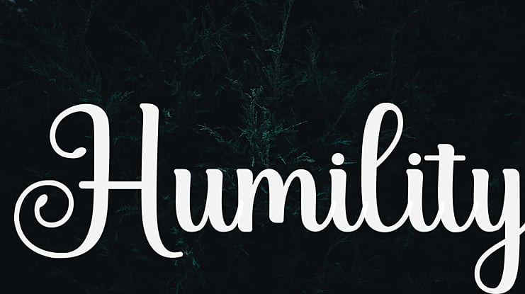 Humility Font