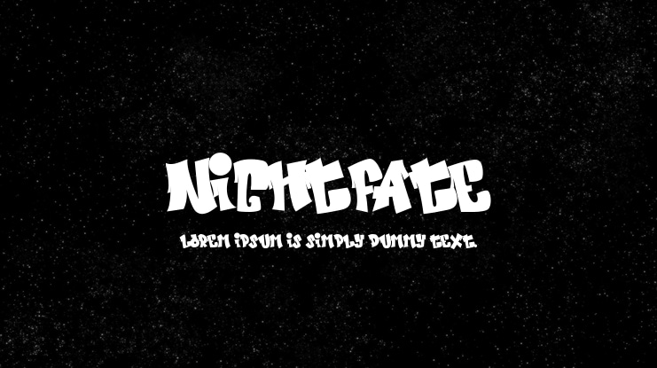 Nightfate Font