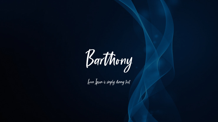 Barthony Font