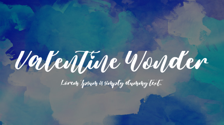 Valentine Wonder Font
