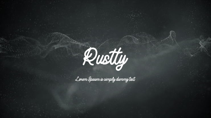 Rustty Font