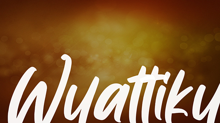 Wyattiky Font