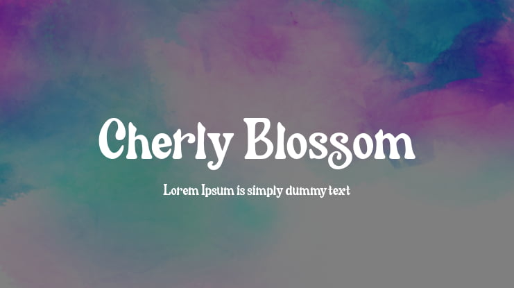 Cherly Blossom Font