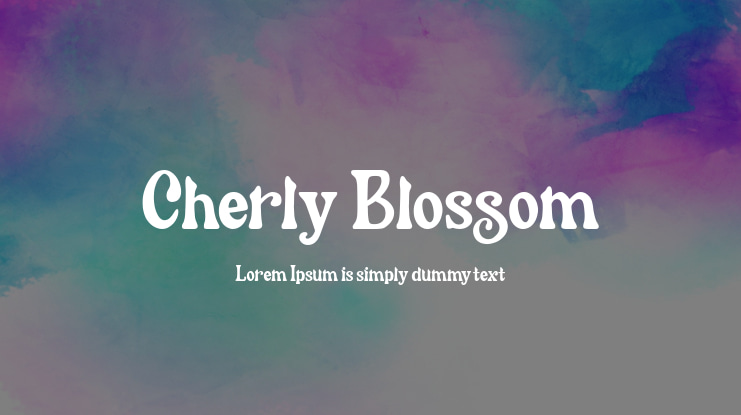 Cherly Blossom Font