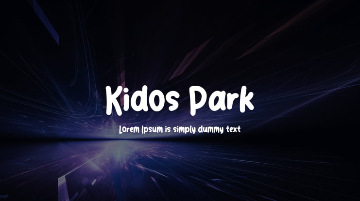 Kidos Park Font
