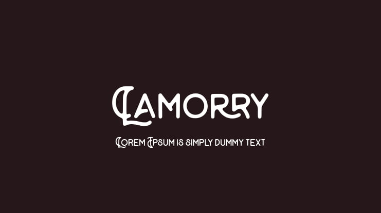 Lamorry Font