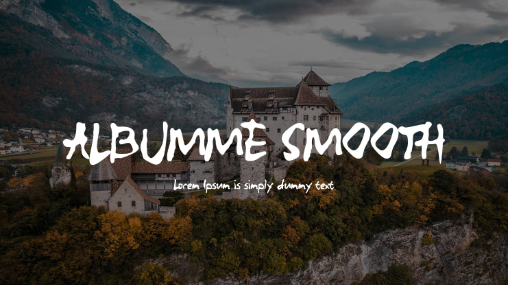 ALBUMME SMOOTH Font