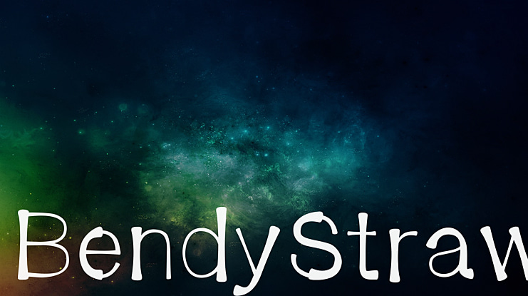 BendyStraw Font