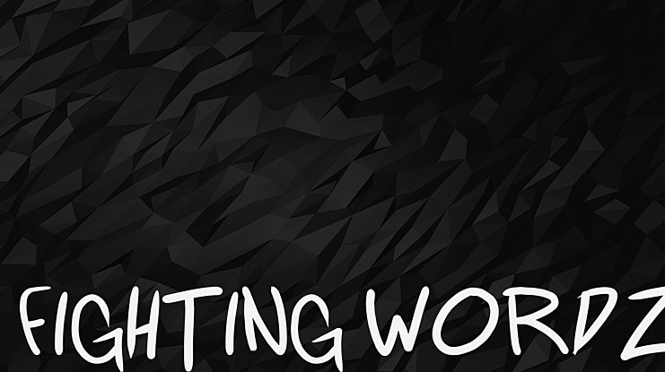 Fighting wordz Font Family