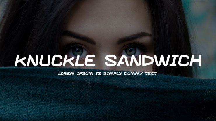 Knuckle sandwich Font