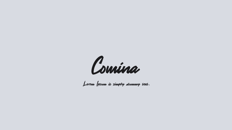 Comina Font