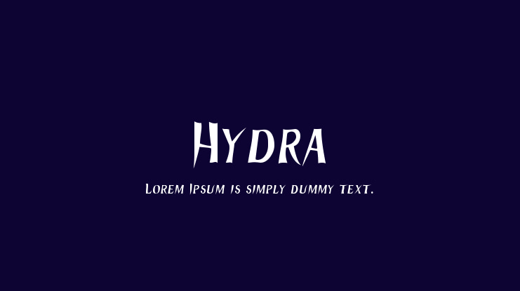 Hydra Font