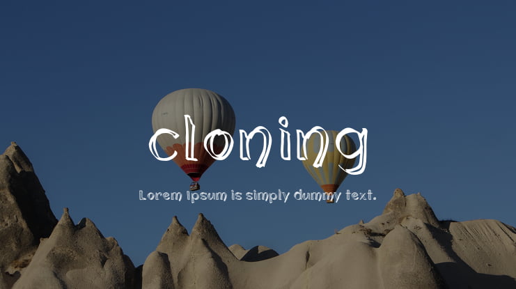 cloning Font Family