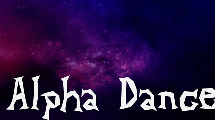 Alpha Dance Font
