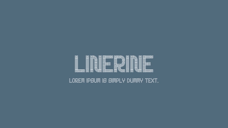 Linerine Font