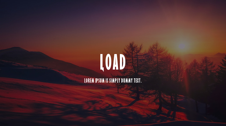Load Font