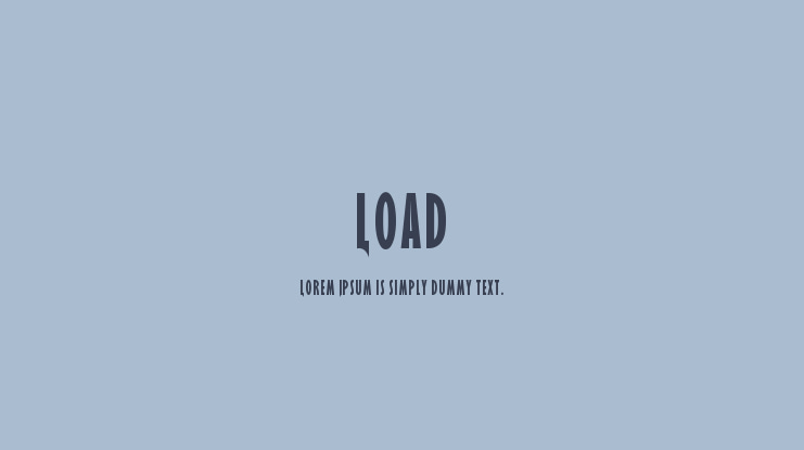Load Font